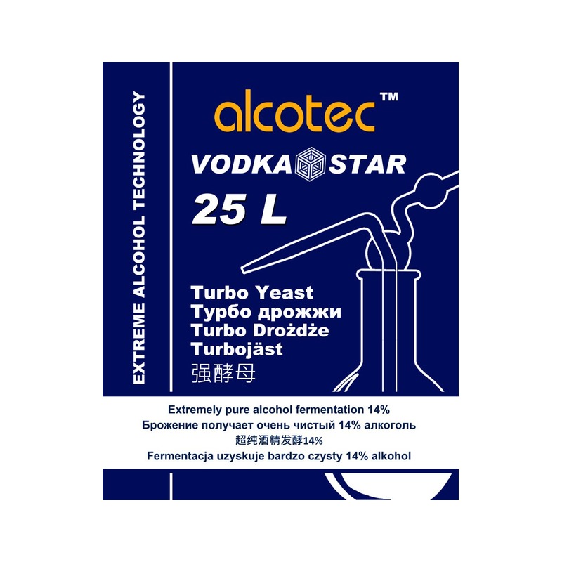 Alcotec - Vodka Star Turbo Yeast 125g