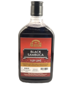 Pure Distilling Top Ups - Black Sambuca Liqueur Flavouring 375ml