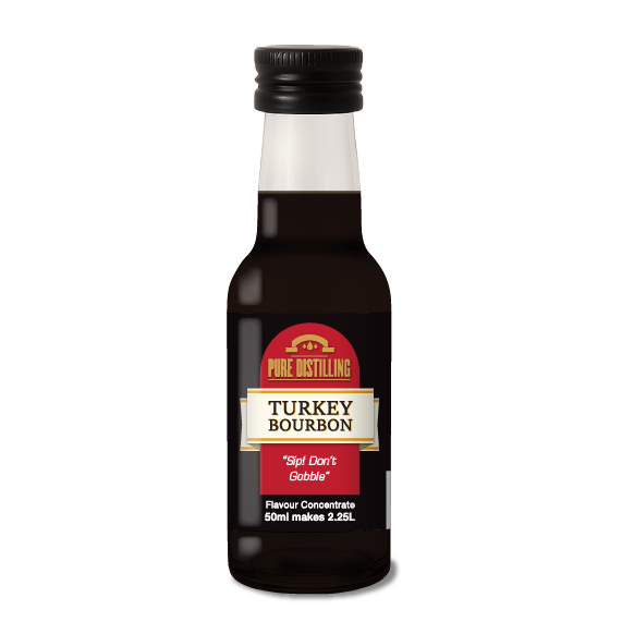 Pure Distilling - Turkey Bourbon Spirit Flavouring 50ml
